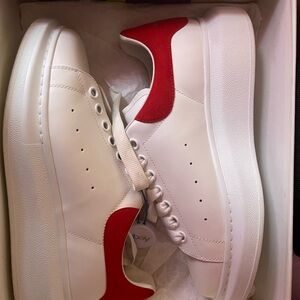 Rusty red Alexander McQueen